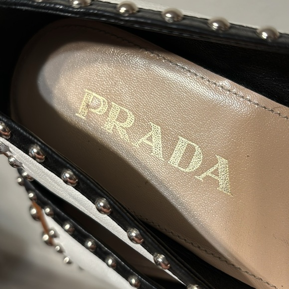 Prada Stud Ballet Flats Size 39 - Picture 2 of 7